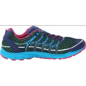 Merrell women’s running shoes trail hiking athletic blue pink size 8
